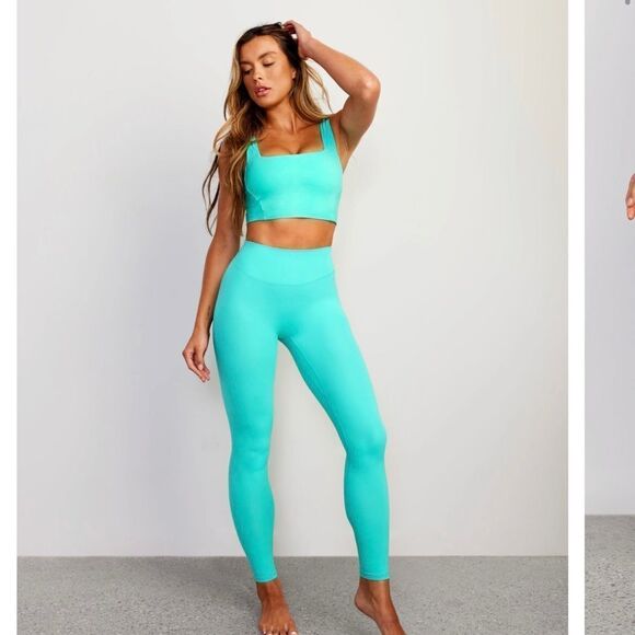 Stori. Endurance Bra & Pro con Tights Leggings Set in Umber sz 4 NWT - Picture 8 of 8